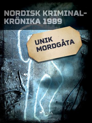 cover image of Unik mordgåta